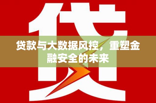太子河贷款与大数据风控，重塑金融安全的未来