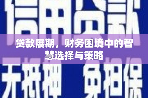 太子河贷款展期，财务困境中的智慧选择与策略