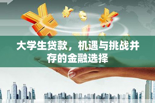 太子河大学生贷款，机遇与挑战并存的金融选择