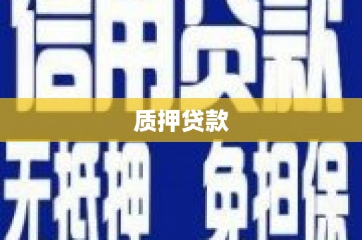 太子河质押贷款