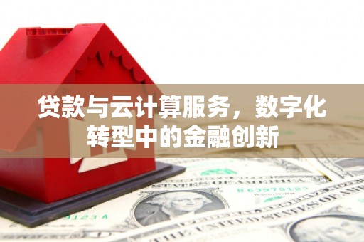 太子河贷款与云计算服务，数字化转型中的金融创新