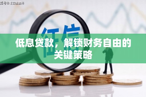 太子河低息贷款，解锁财务自由的关键策略