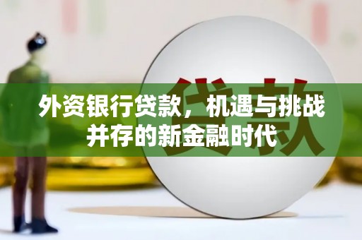 太子河外资银行贷款，机遇与挑战并存的新金融时代