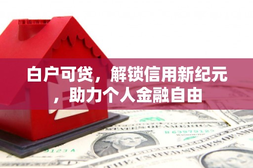 太子河白户可贷，解锁信用新纪元，助力个人金融自由