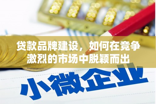 太子河贷款品牌建设，如何在竞争激烈的市场中脱颖而出