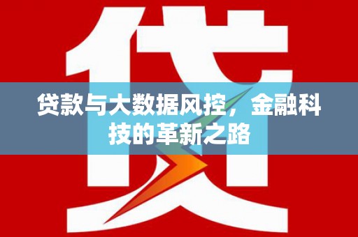 太子河贷款与大数据风控，金融科技的革新之路