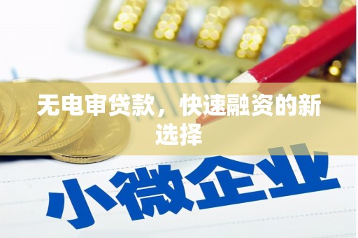太子河无电审贷款，快速融资的新选择