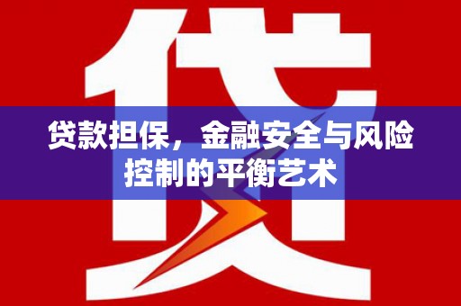 太子河贷款担保，金融安全与风险控制的平衡艺术