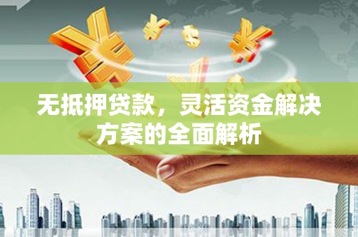 太子河无抵押贷款，灵活资金解决方案的全面解析