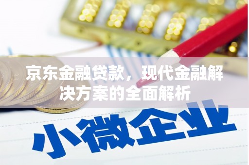 太子河京东金融贷款，现代金融解决方案的全面解析