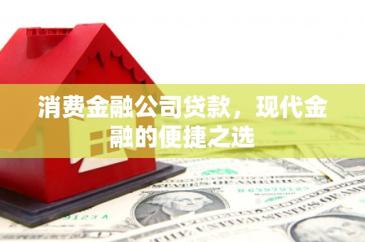 太子河消费金融公司贷款，现代金融的便捷之选