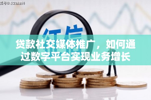 太子河贷款社交媒体推广，如何通过数字平台实现业务增长