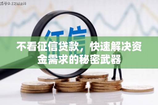 太子河不看征信贷款，快速解决资金需求的秘密武器