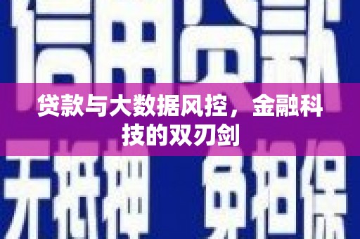 太子河贷款与大数据风控，金融科技的双刃剑