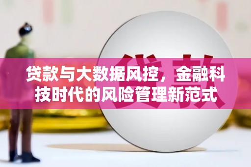 太子河贷款与大数据风控，金融科技时代的风险管理新范式