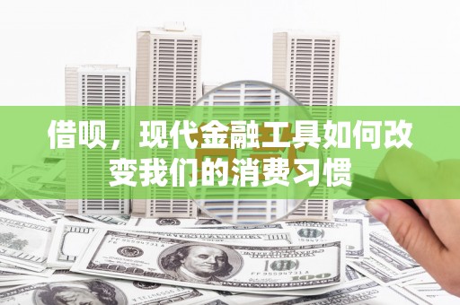 太子河借呗，现代金融工具如何改变我们的消费习惯