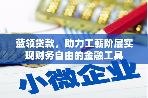 太子河蓝领贷款，助力工薪阶层实现财务自由的金融工具