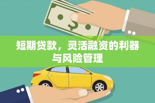 太子河短期贷款，灵活融资的利器与风险管理