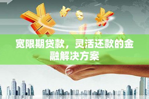 太子河宽限期贷款，灵活还款的金融解决方案