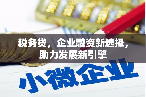 太子河税务贷，企业融资新选择，助力发展新引擎