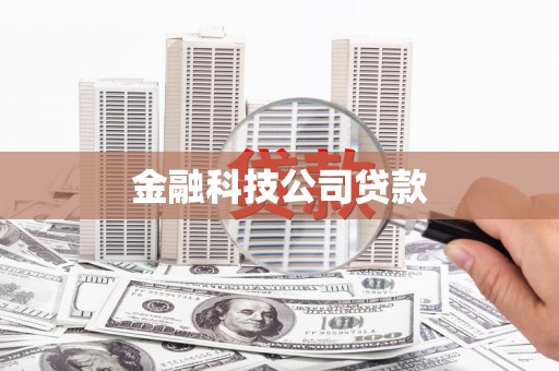 太子河金融科技公司贷款