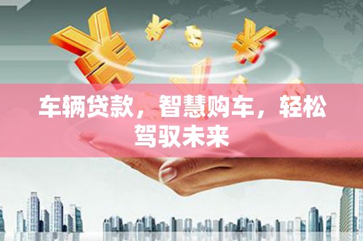 太子河车辆贷款，智慧购车，轻松驾驭未来
