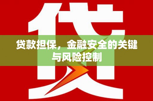 太子河贷款担保，金融安全的关键与风险控制