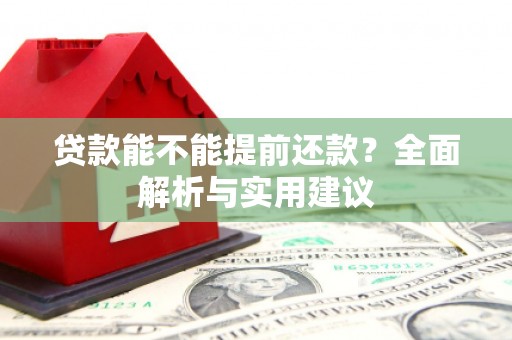 太子河贷款能不能提前还款？全面解析与实用建议