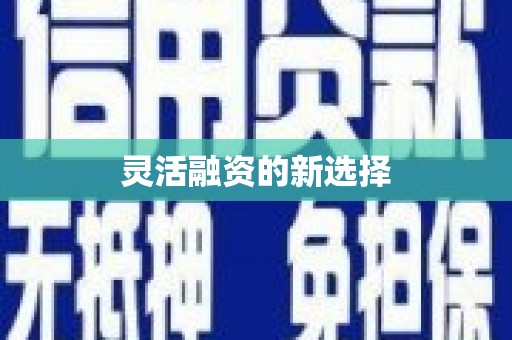 太子河灵活融资的新选择