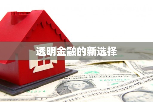 太子河透明金融的新选择
