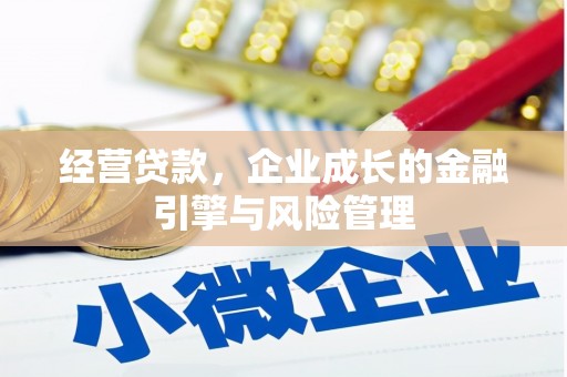 太子河经营贷款，企业成长的金融引擎与风险管理